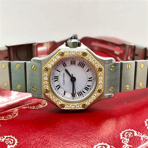 cartier santos women|Cartier Santos bezel.